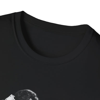 Kneeling Elvis Vintage Script Tee