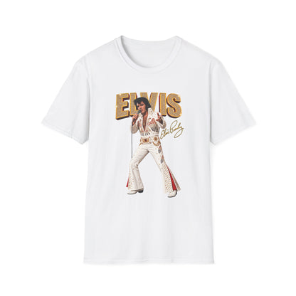 Elvis Presley Vintage Graphic T‑Shirt — 'Elvis' Signature Concert Tee