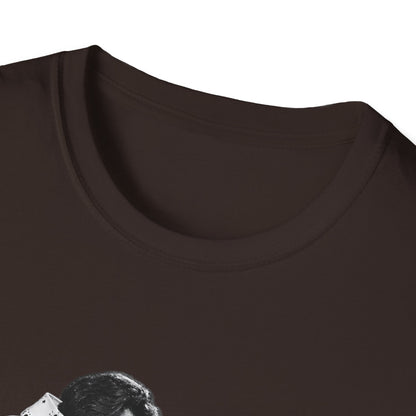Kneeling Elvis Vintage Script Tee