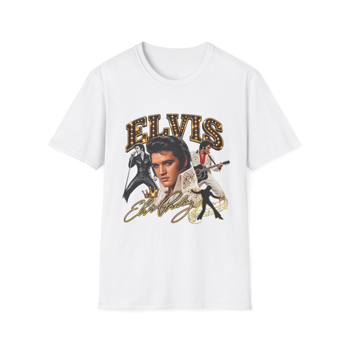 Elvis Concert Unisex Softstyle T-Shirt