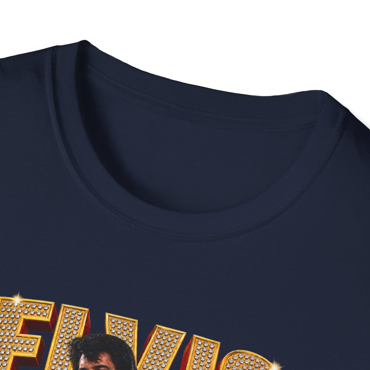 Elvis Presley Vintage Graphic T‑Shirt — 'Elvis' Signature Concert Tee