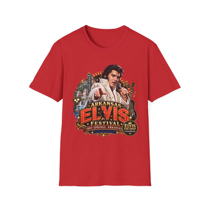 Hot Springs Elvis Festival Unisex Softstyle T-Shirt