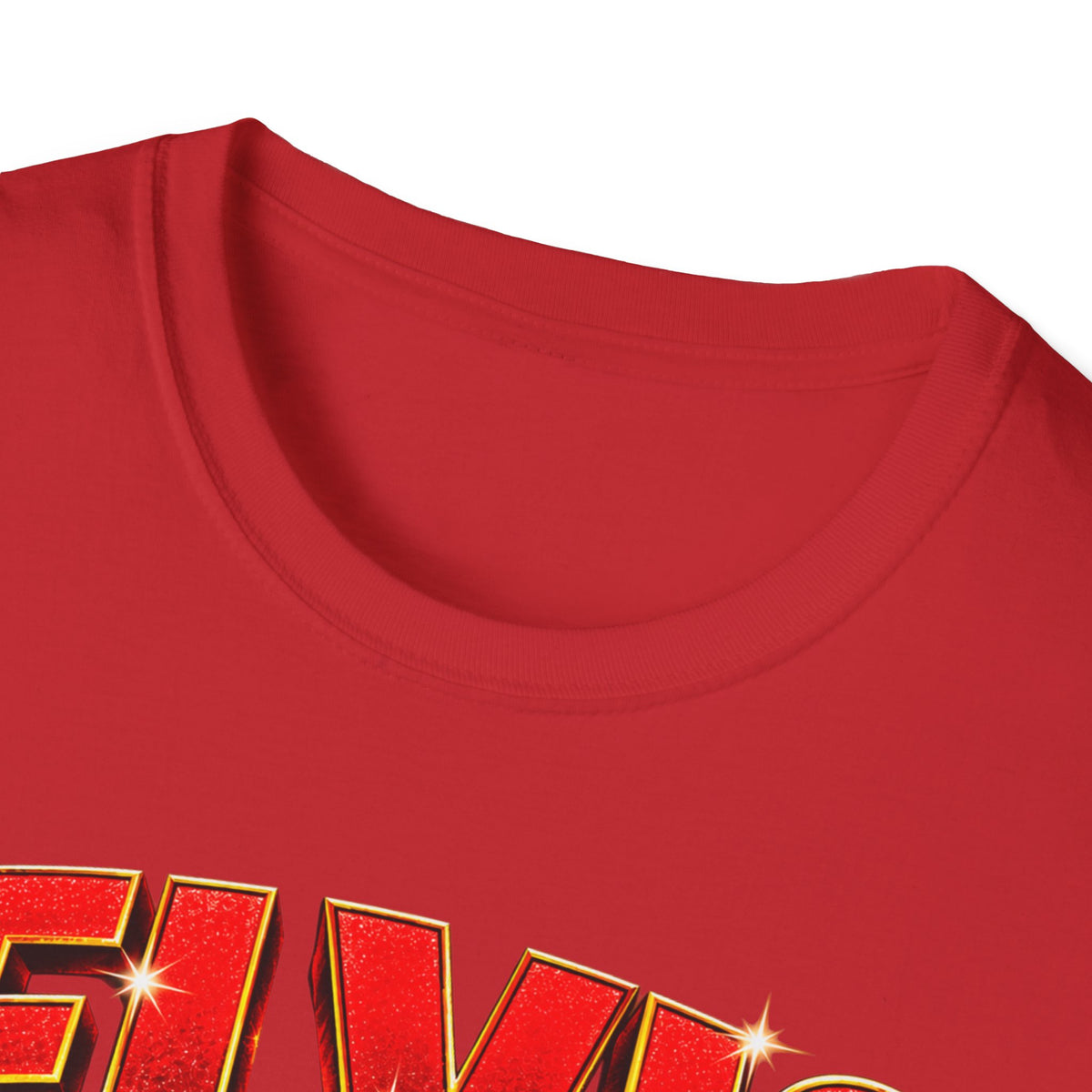Retro Elvis Concert Sticker Tee