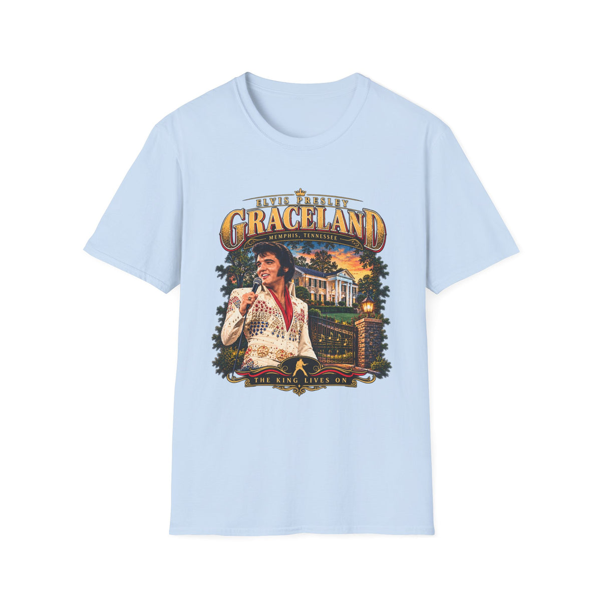 Graceland Elvis Presley Vintage Tour T-Shirt