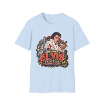 Hot Springs Elvis Festival Unisex Softstyle T-Shirt