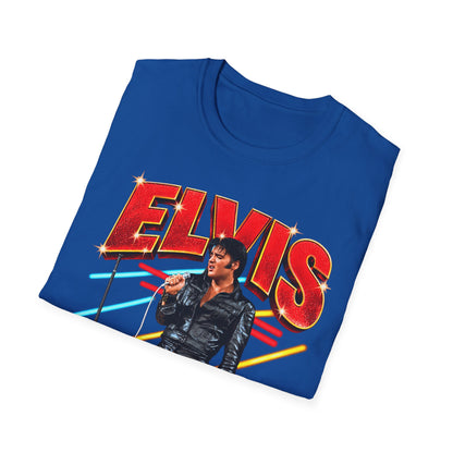 Retro Elvis Concert Sticker Tee