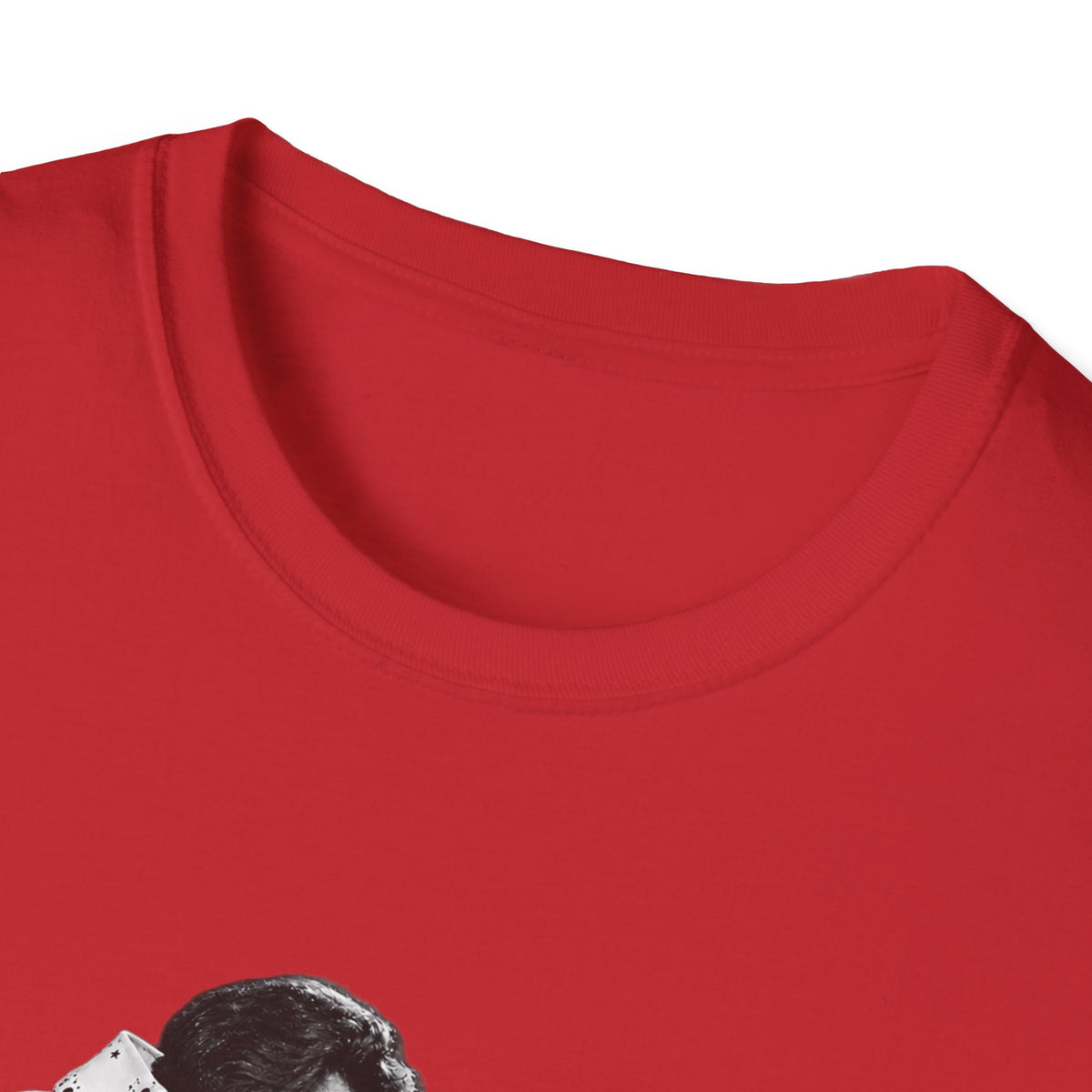 Kneeling Elvis Vintage Script Tee