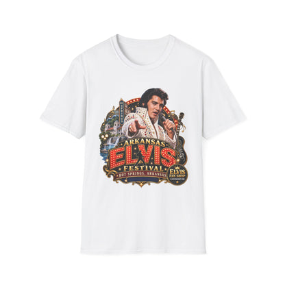 Hot Springs Elvis Festival Unisex Softstyle T-Shirt