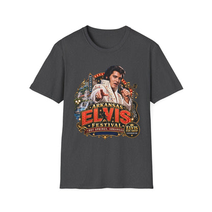 Hot Springs Elvis Festival Unisex Softstyle T-Shirt