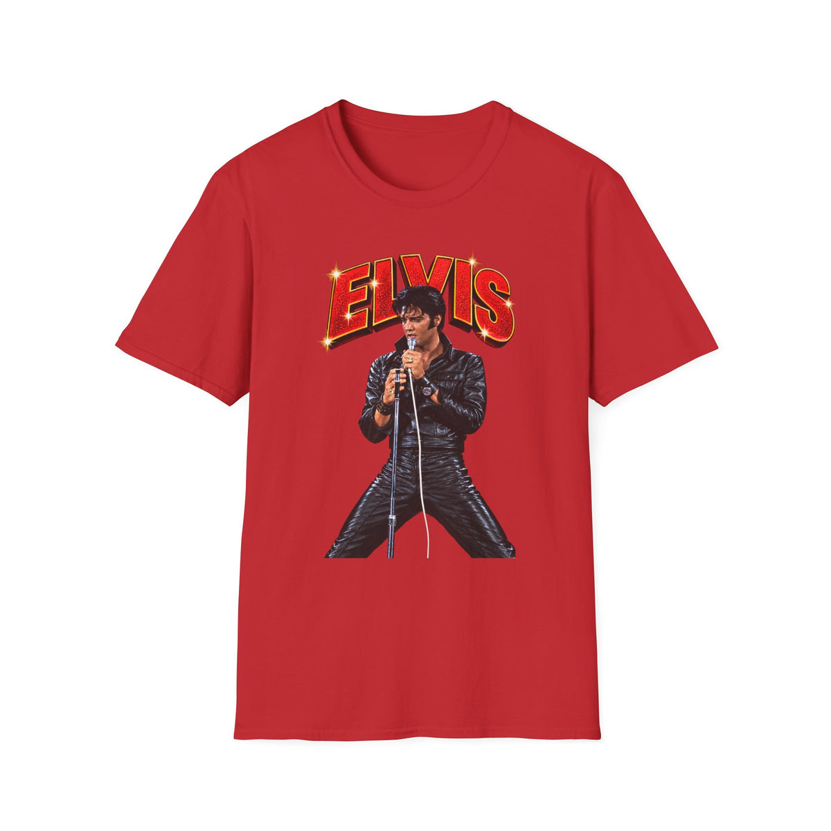 Glittering Elvis Performance Cutout Tee
