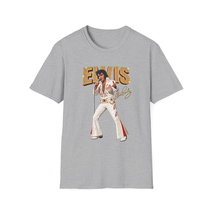 Elvis Presley Vintage Graphic T‑Shirt — 'Elvis' Signature Concert Tee