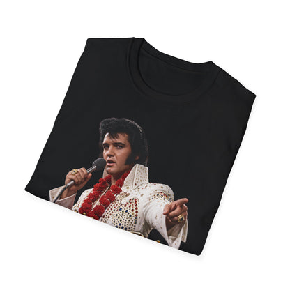 Elvis Pointing Unisex Softstyle T-Shirt