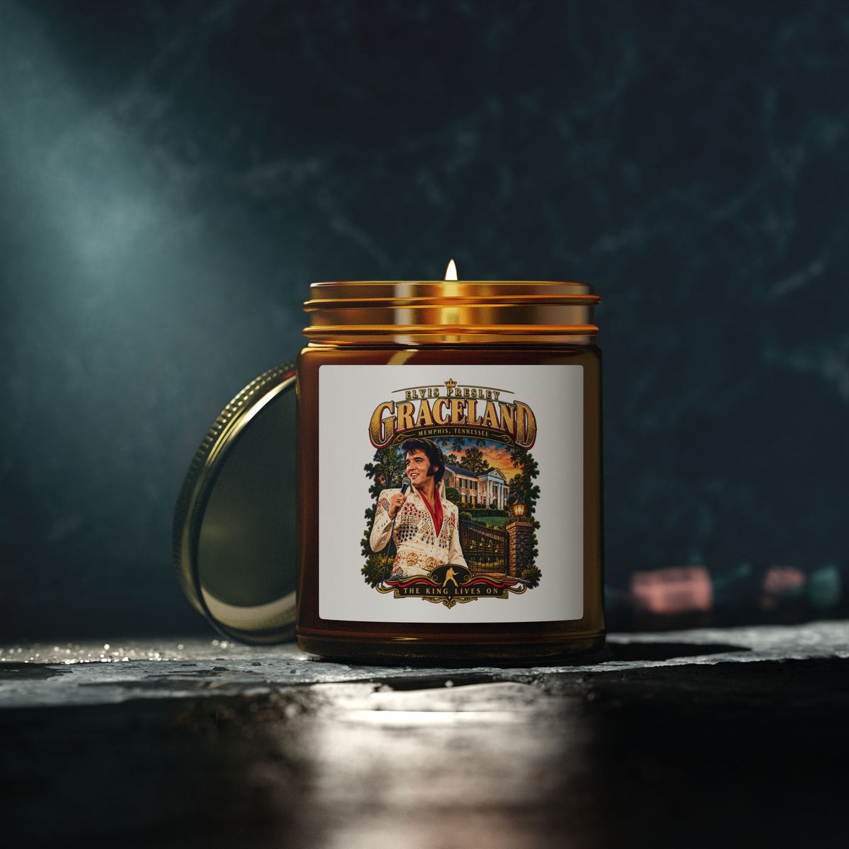 Graceland Coconut Apricot Scented Candle (4oz & 9oz)