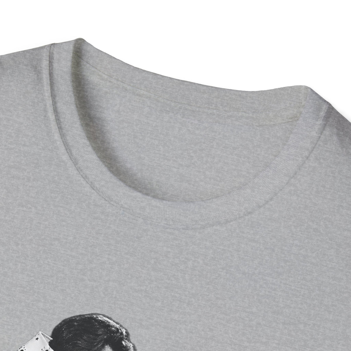 Kneeling Elvis Vintage Script Tee