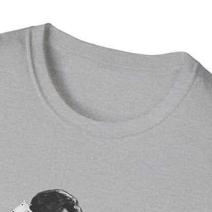 Kneeling Elvis Vintage Script Tee