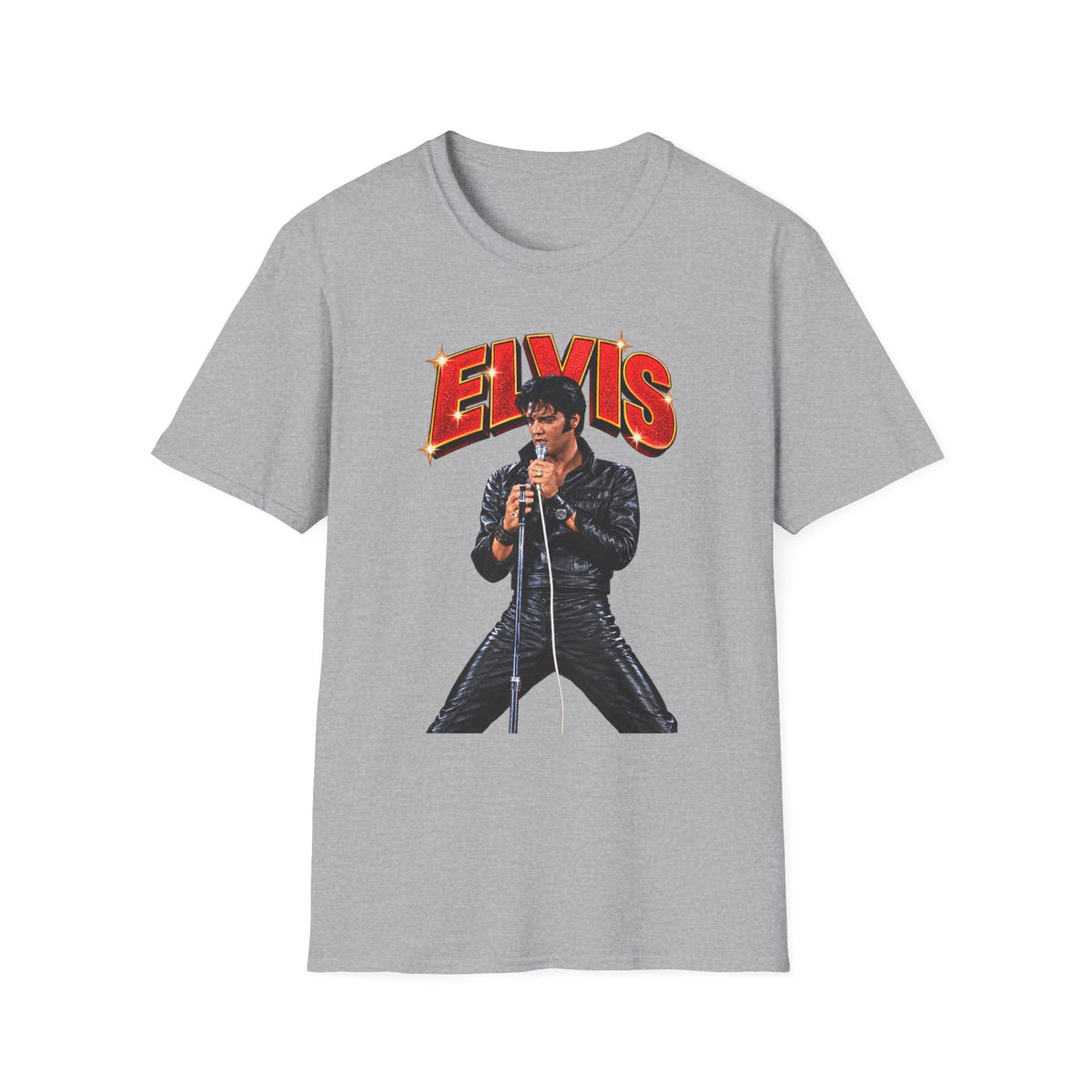 Glittering Elvis Performance Cutout Tee