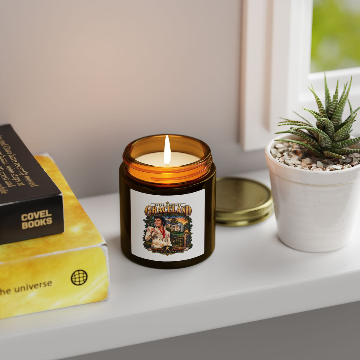 Graceland Coconut Apricot Scented Candle (4oz & 9oz)