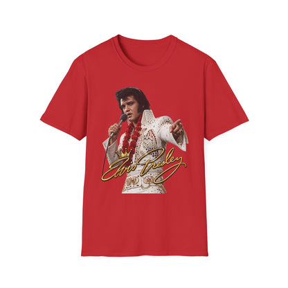 Elvis Pointing Unisex Softstyle T-Shirt