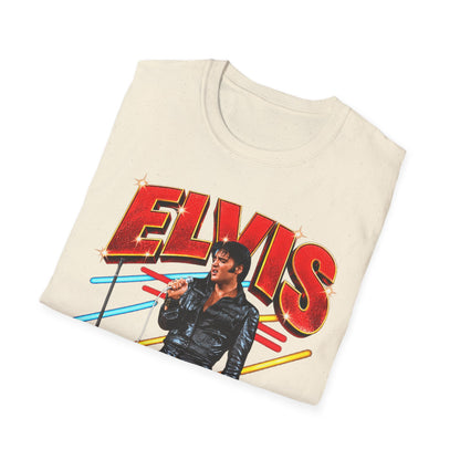 Retro Elvis Concert Sticker Tee