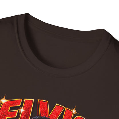 Glittering Elvis Performance Cutout Tee