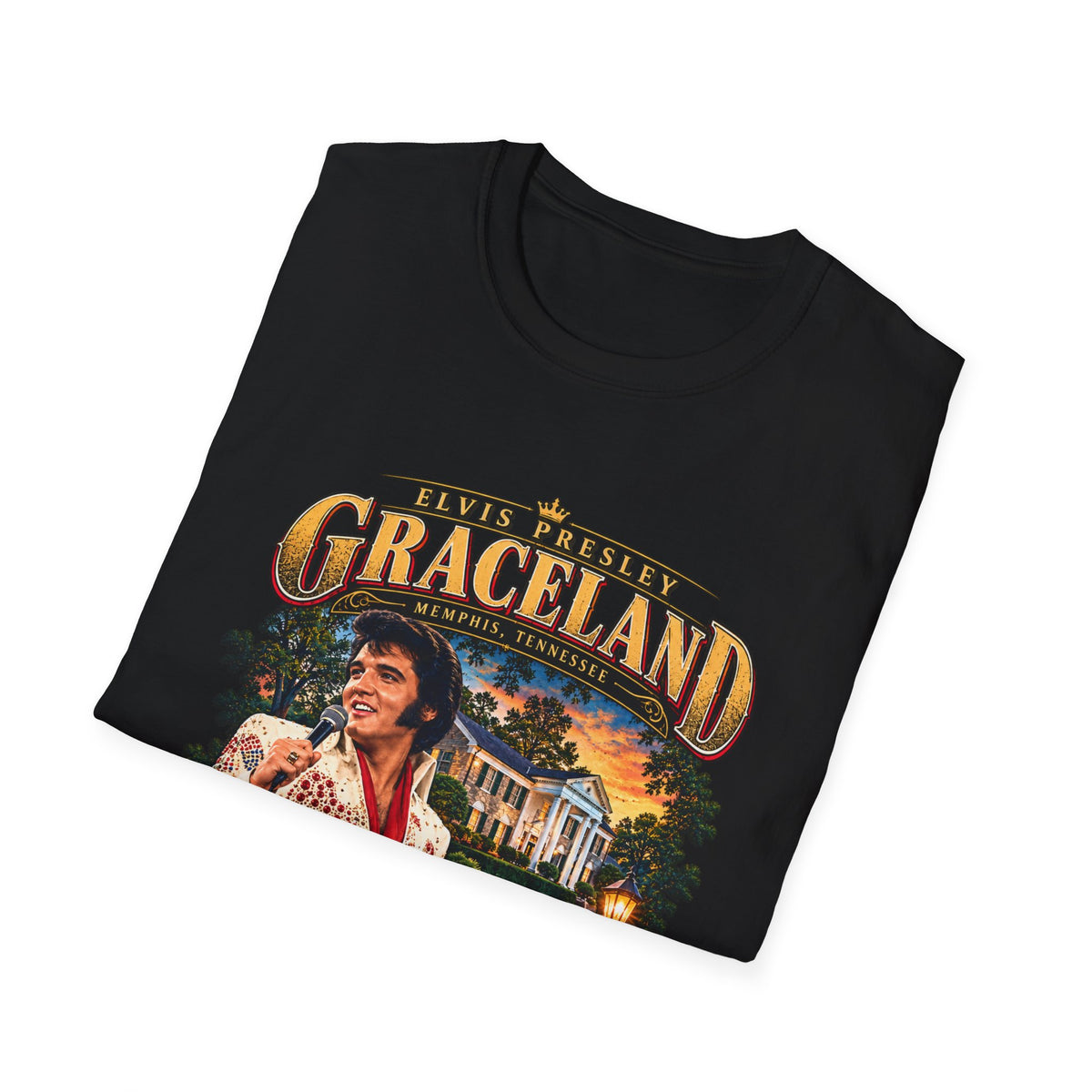 Graceland Elvis Presley Vintage Tour T-Shirt